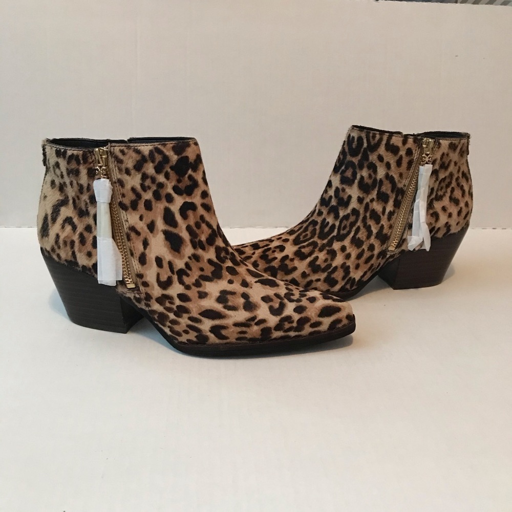 Sam Edelman WALDEN ANKLE BOOTIE sand leopard - Picture 5 of 11